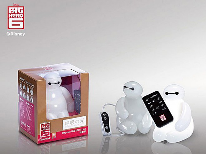 Baymax svetilko je moč upravljati tudi na daljavo. 