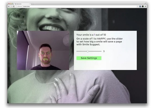 La extensión Smile Suggest para Google Chrome seguramente te pondrá de buen humor por sí sola.