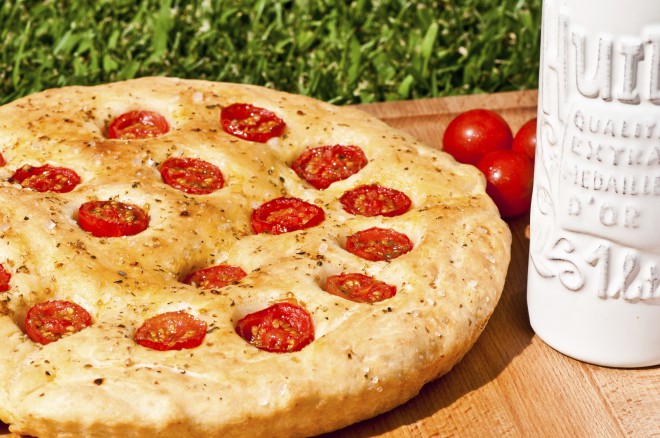 Piknik v Italiji - focaccia