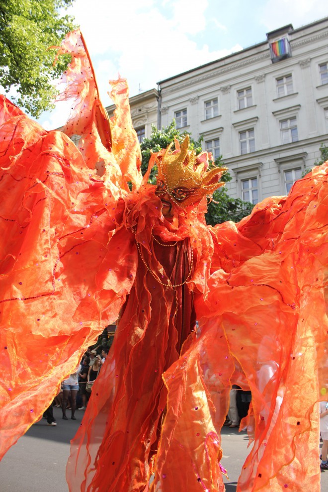 Karneval kultúr v Berlíne.