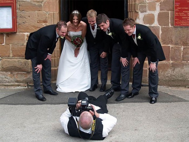 Verrückte Fotografen - Alles für ein gutes Foto. 