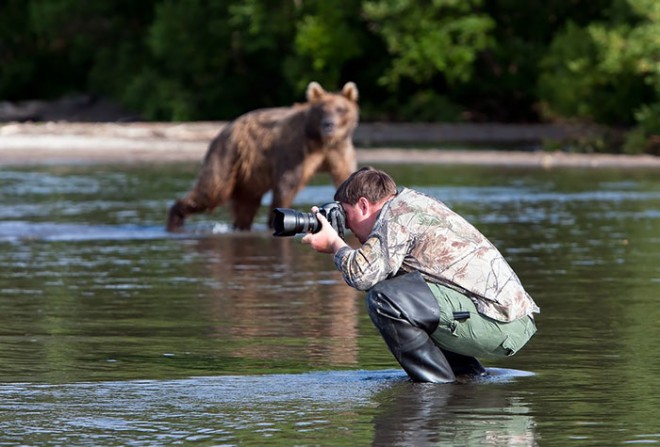Verrückte Fotografen - Alles für ein gutes Foto. 