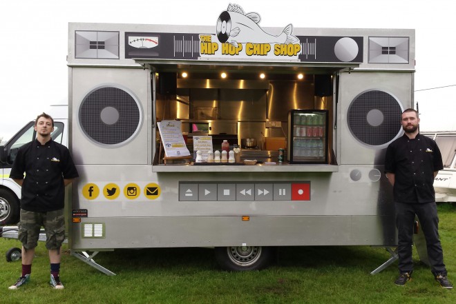 Hip Hop Chip Shop - un camion étrangement attrayant avec une nourriture encore plus attrayante et délicieuse.