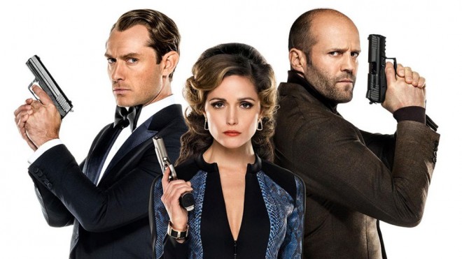 Jude Law, Rose Byrne i Jason Statham (slijeva nadesno).
