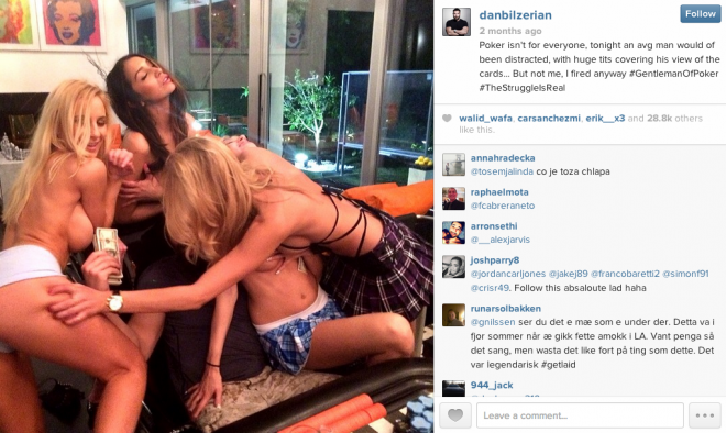 Igranje pokra. Nivo: Dan Bilzerian.