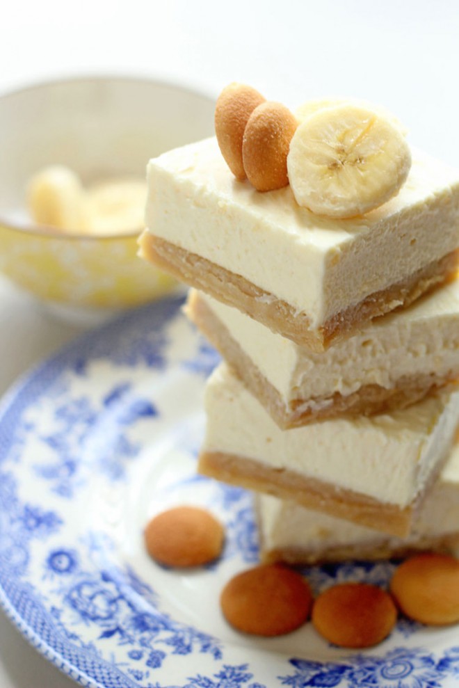 Cheesecake z bananinim pudingom
