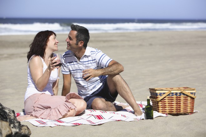 The beach can really be the most beautiful for two! 