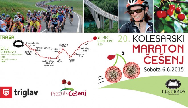 Kolesarski maraton češenj 2015.