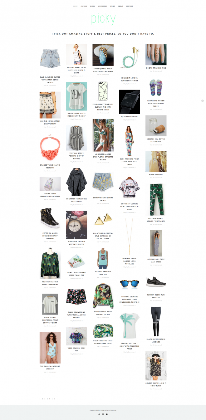 Picky website