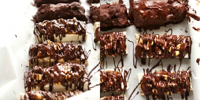 Odličen veganski Snickers sladoled.