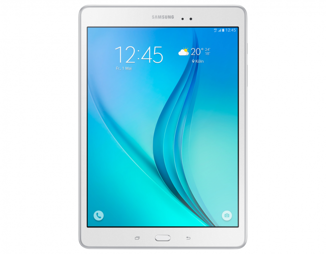 Samsung Galaxy Tab A fås i hvid eller sort.