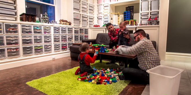 Algunos tienen una bodega, Jeffrey Pelletier tiene una bodega de Lego.