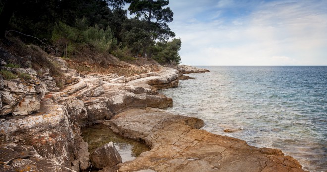 Crveni Otok nudist beach, Rovinj