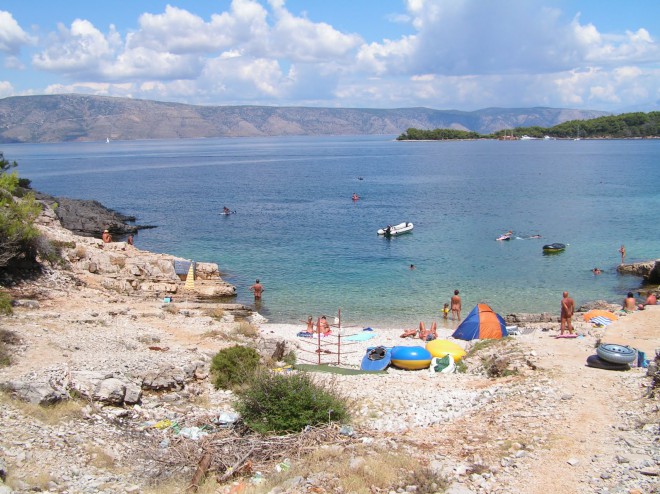 Baldarin nudist beach, Cres