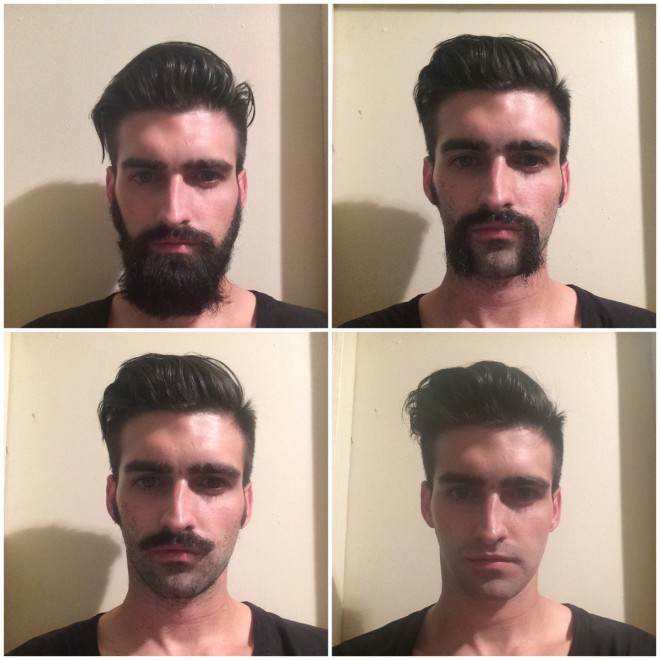 Joel Alexander has felt the wrath of Instagram followers first hand, but a cleaner look will be a boon to his modeling career.