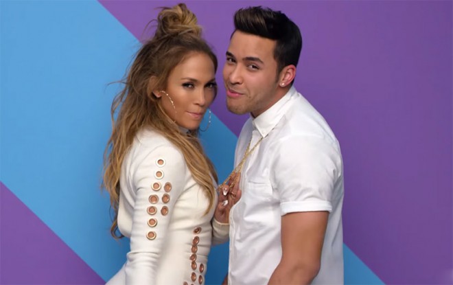 Jennifer Lopez in Pricen Royce v spotu za skladbo Back it Up.