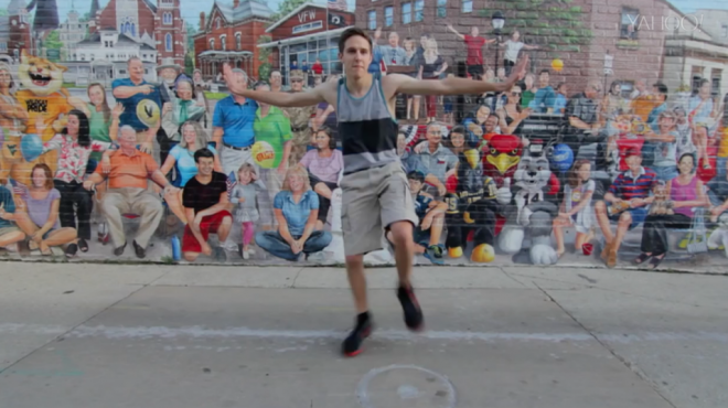 One dance point, 100 different locations.