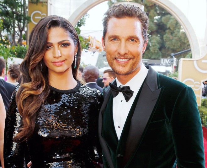 Camila Alves in Matthew McConaughey 