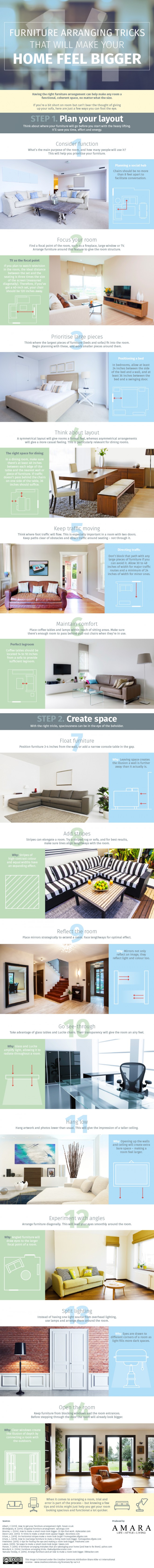 "Enlarge" the apartment with the following tricks.