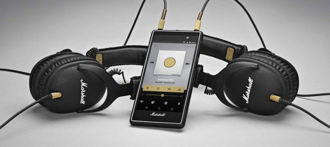 Marshalls Smartphone wird sicherlich ein echter Magnet für Rockfans sein.