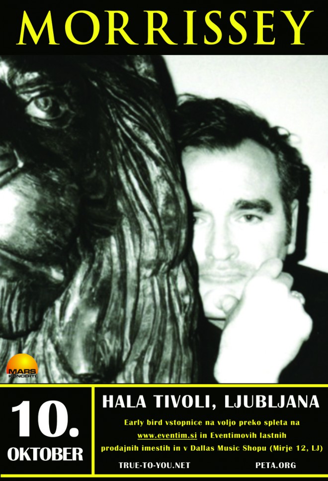 Morrissey visitará Liubliana