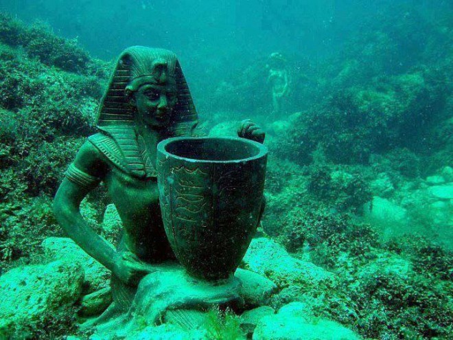 Kleopatran palatsi, Aleksandria, Egypti.