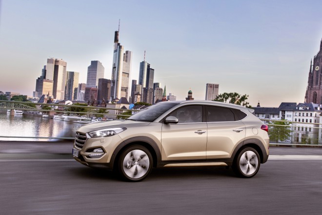 Organska bočna silhueta poudarja športnost! Novi Hyundai Tucson