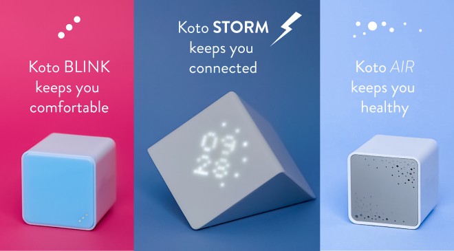 Koto Blink, Koto Storm und Koto Air.