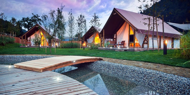 Resort de glamping de ervas Ljubno 
