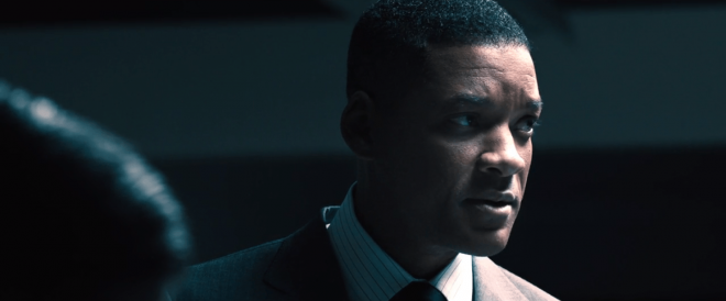 Will Smith nel ruolo di Bennet Omalu.