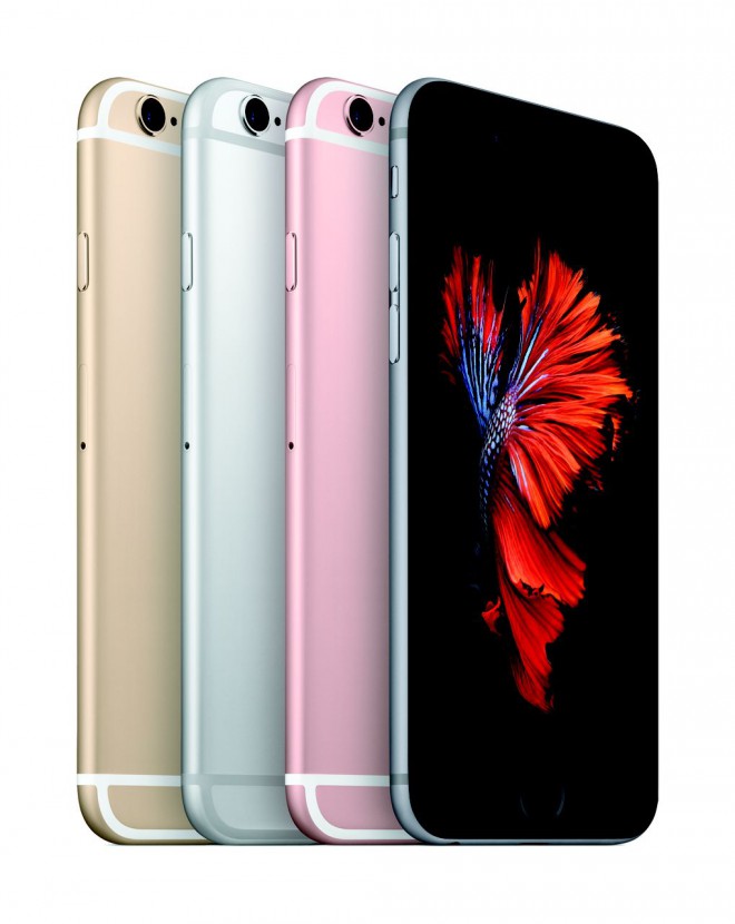 iPhone 6S är exteriört identisk med sin föregångare, den enda skillnaden är den nya färgen på skalet.