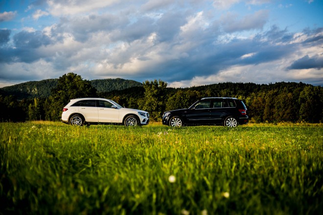 Ero uuden ja vanhan välillä on enemmän kuin ilmeinen - GLC vs GLK. 