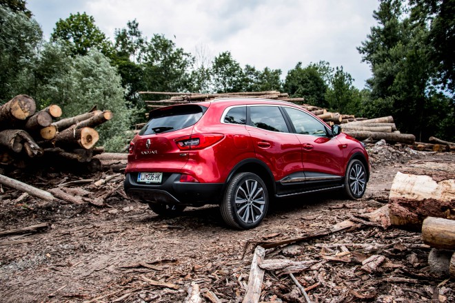 4WD-drevet til nye Kadjar trekker den ut av gjørme uten problemer! 