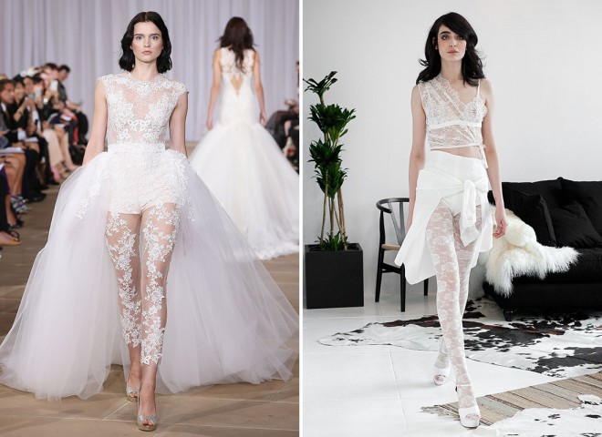 2016 bryllup trend: blonder leggings. 