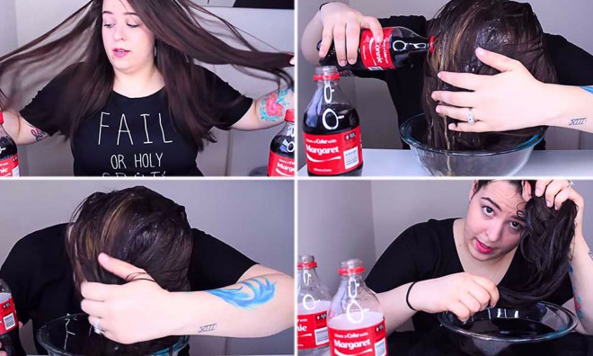 Auch im Badezimmer wirkt Coca-Cola wahre Wunder.