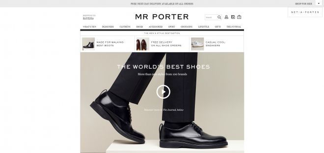 Hr. onlinebutik Porter. 