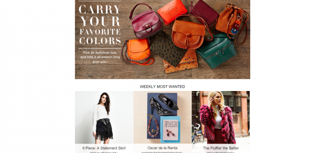 Shopbop onlinebutik.