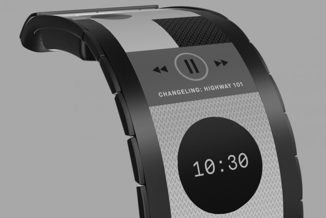 Wove est le premier bracelet intelligent au monde doté d'un écran pliable.