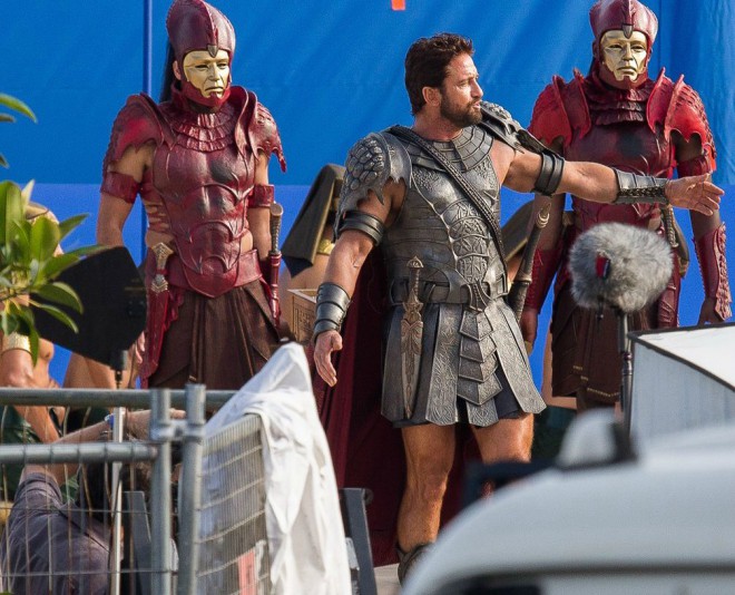 Gerard Butler in Gods of Egypt.