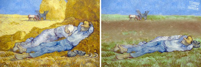Vincent van Gogh in njegova Siesta brez glutena.