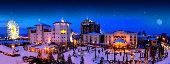 Panoramautsikt over Europa-Park.
