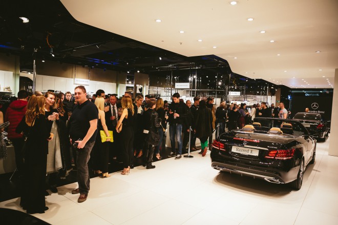 Utrinek iz premiernega Mercedes-Benz Fashion Weeka Ljubljana