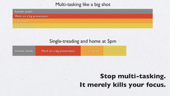 Multitasking není odpovědí na lepší time management.