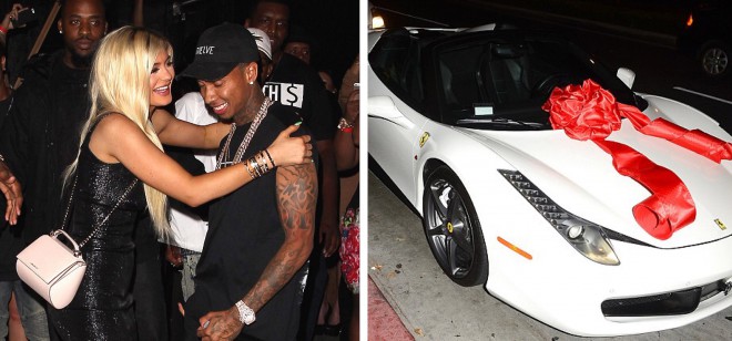 Kylie Jenner in Tyga