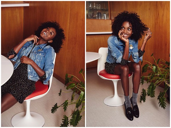 When you shine in a denim jacket
