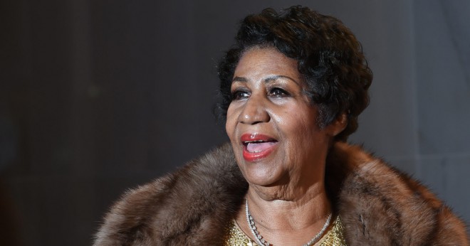 Aretha Franklin na 38. podelitvi Kennedyjevih nagrad.