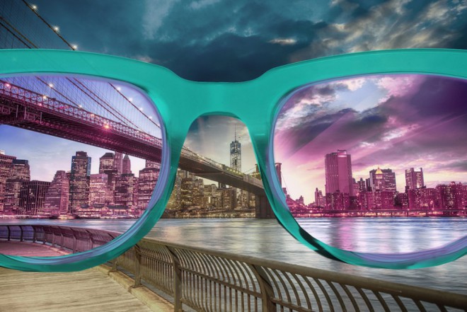 Crown & Flint chromotherapy glasses.