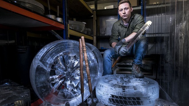 Ice bikes are real works of art.