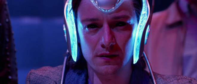 James McAvoy returns as Professor X.