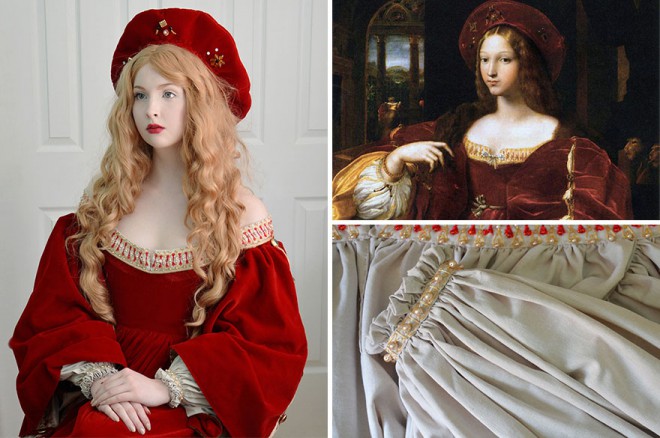 Auch Angela Clayton lässt sich von der Renaissance inspirieren.